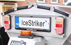 IceStriker spreader license plate