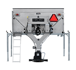 dual-chamber truck spreader, two-chamber truck spreader, stainless steel spreader, dual-auger spreader, lastbilsspridare, hiekoitin kuormaautolle,zweikammer aufbau-streuer, saleuse a deux compartiments