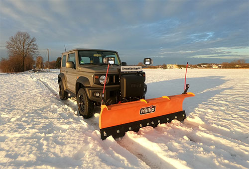 Straight Blade Snow Plows for Pickup Trucks